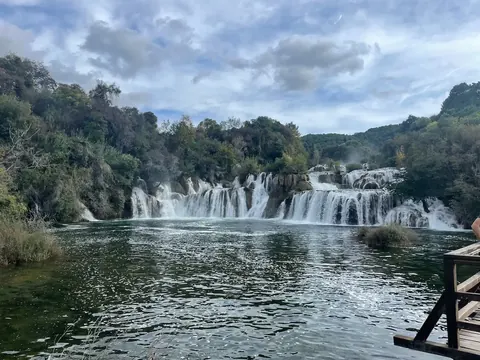 Skradinski buk waterfalls panorama, Krka, our trip 2024